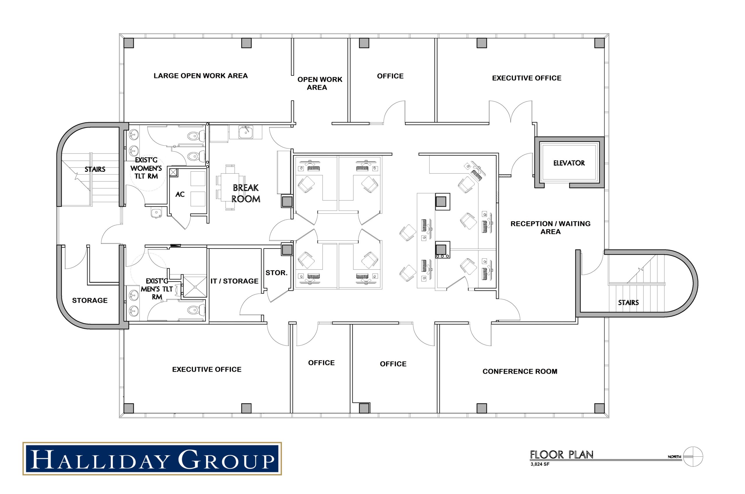 701 E Commercial Blvd - 4th Floor - Floor Plan