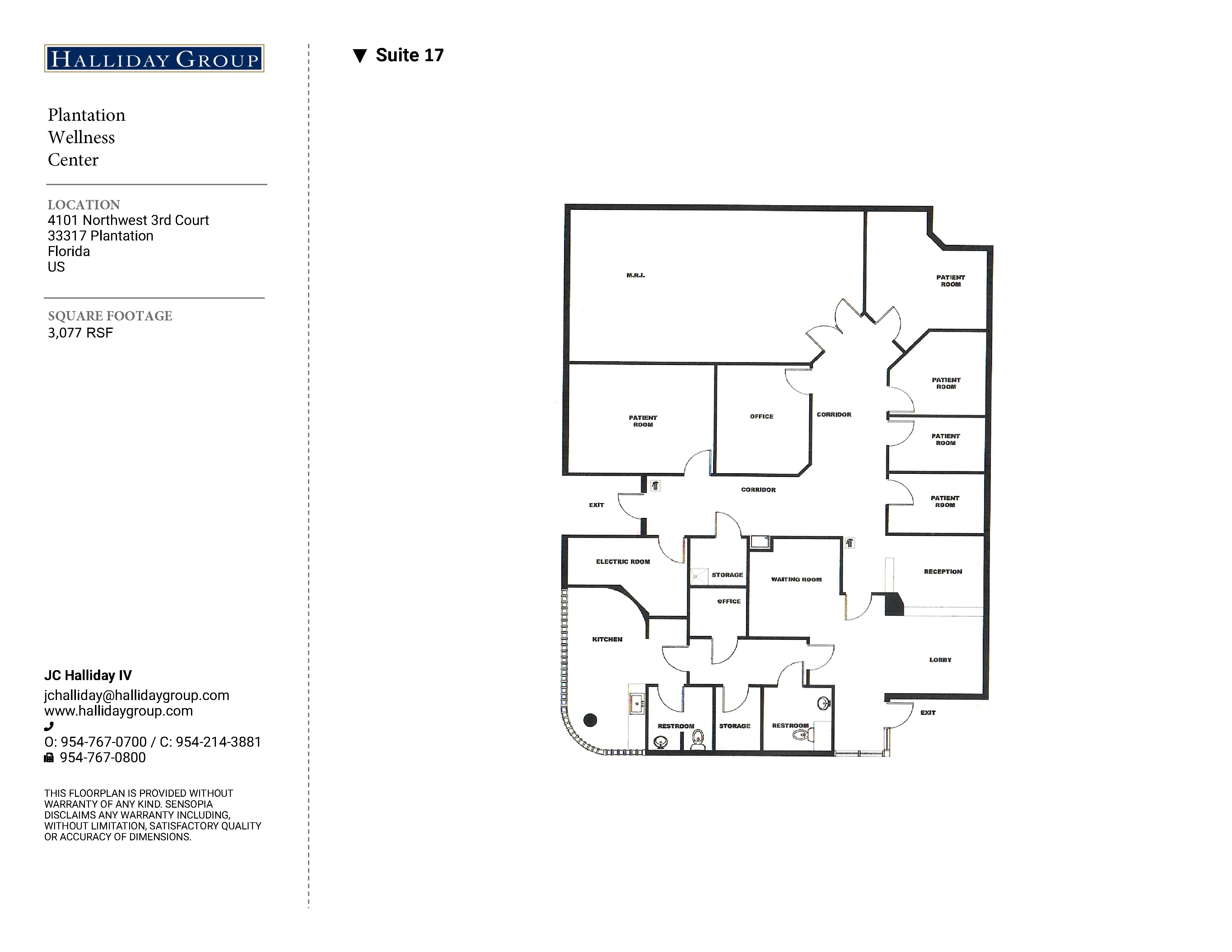 Suite 17 Floor Plan